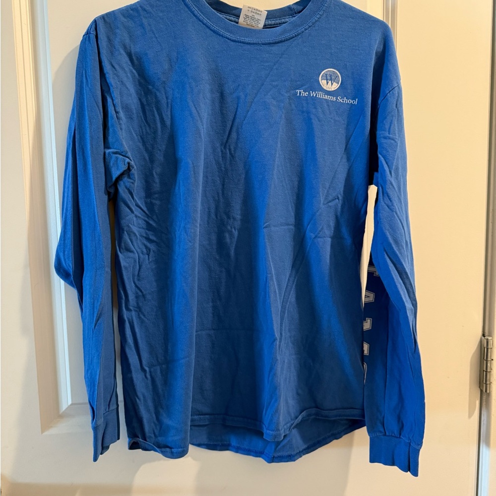 Gildan men’s Royal Blue Long Sleeve Tee The Williams School